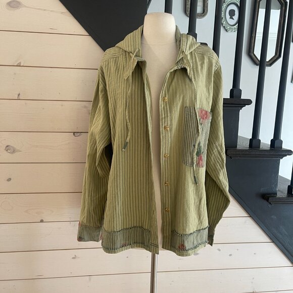 025 We the Free About to Slide Hoodie NWOT in Green Size Large - Picture 11 of 11